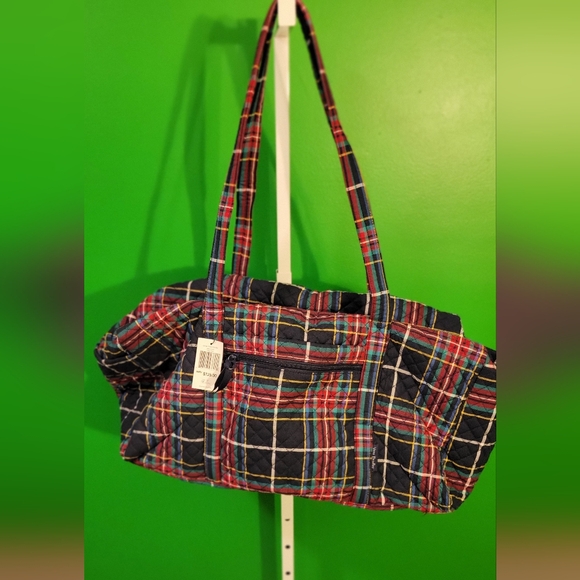 Plaid Vera Bradley Weekender bag, NWT - Picture 1 of 4